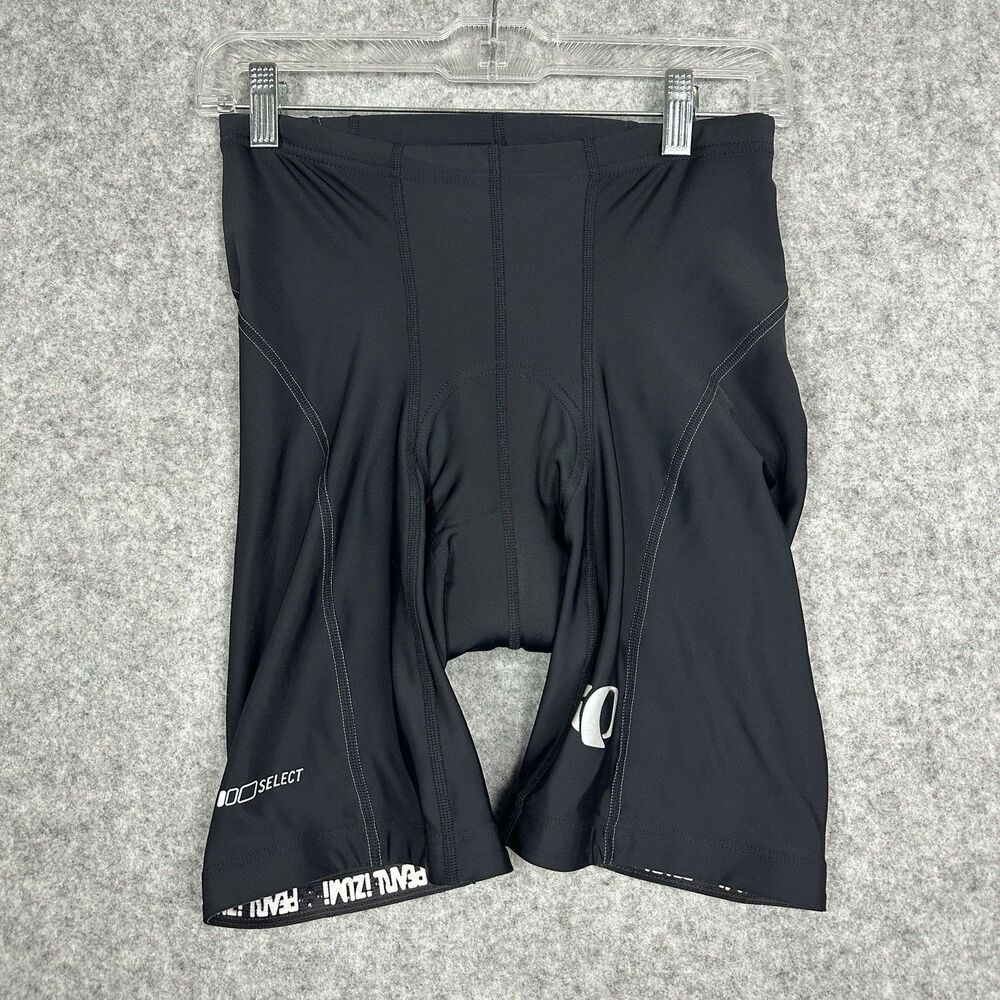 Pearl Izumi Select Series Cycling Shorts Mens M Black Padded Athletic Grip Logo